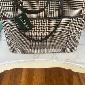 Brown and beige Ralph Lauren bag (NWT)